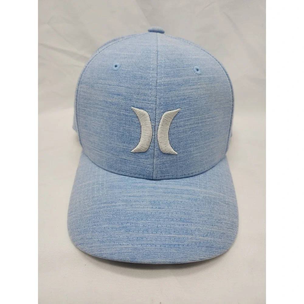HURLEY M H20 DRI ONE & ONLY  Hat Cap Men BLUE  FLEX FIT L/XL